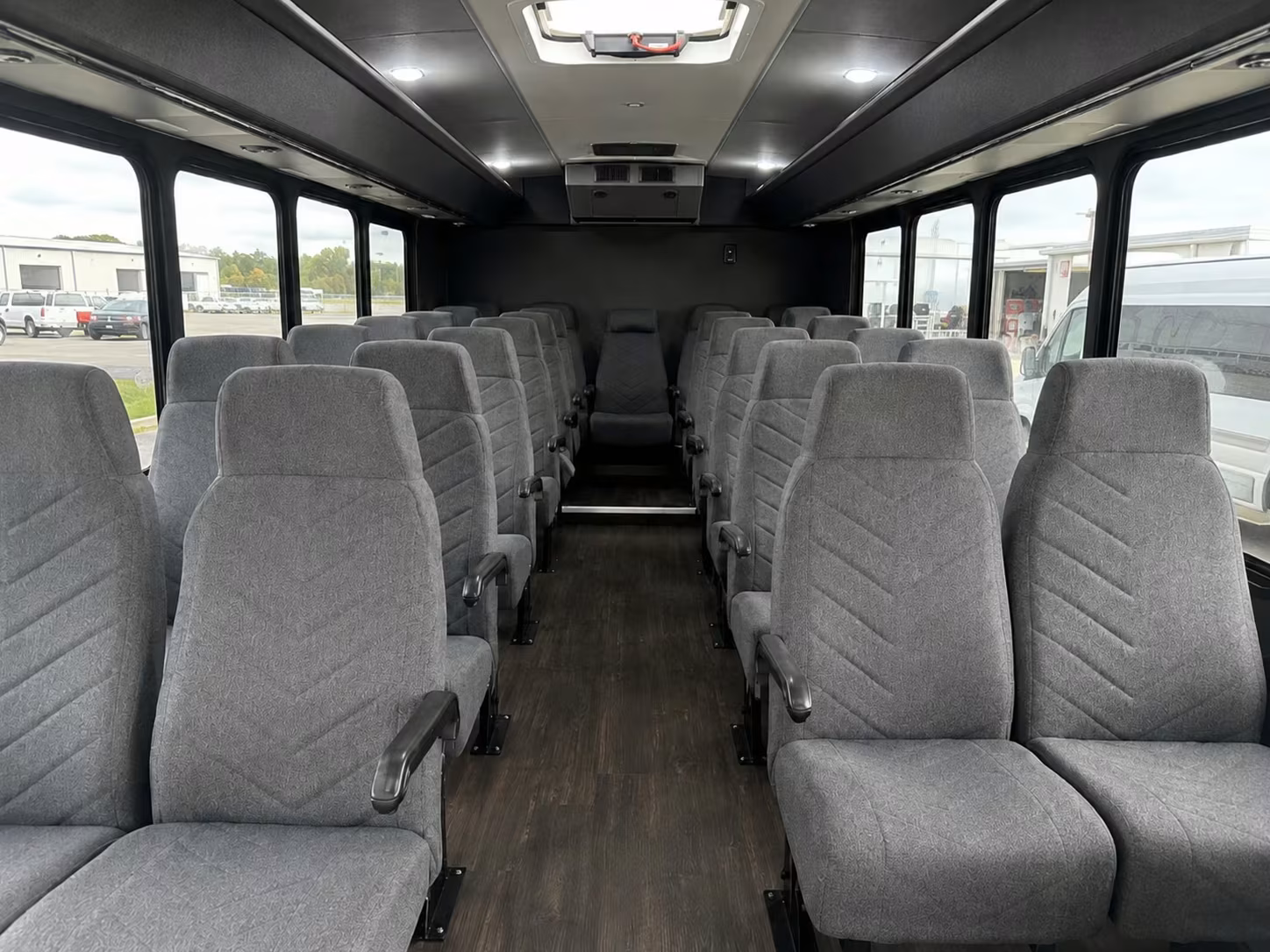 15 passenger minibus interior