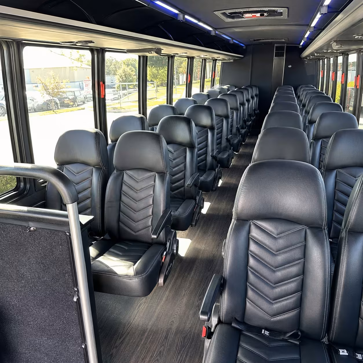 25 passenger minibus inside