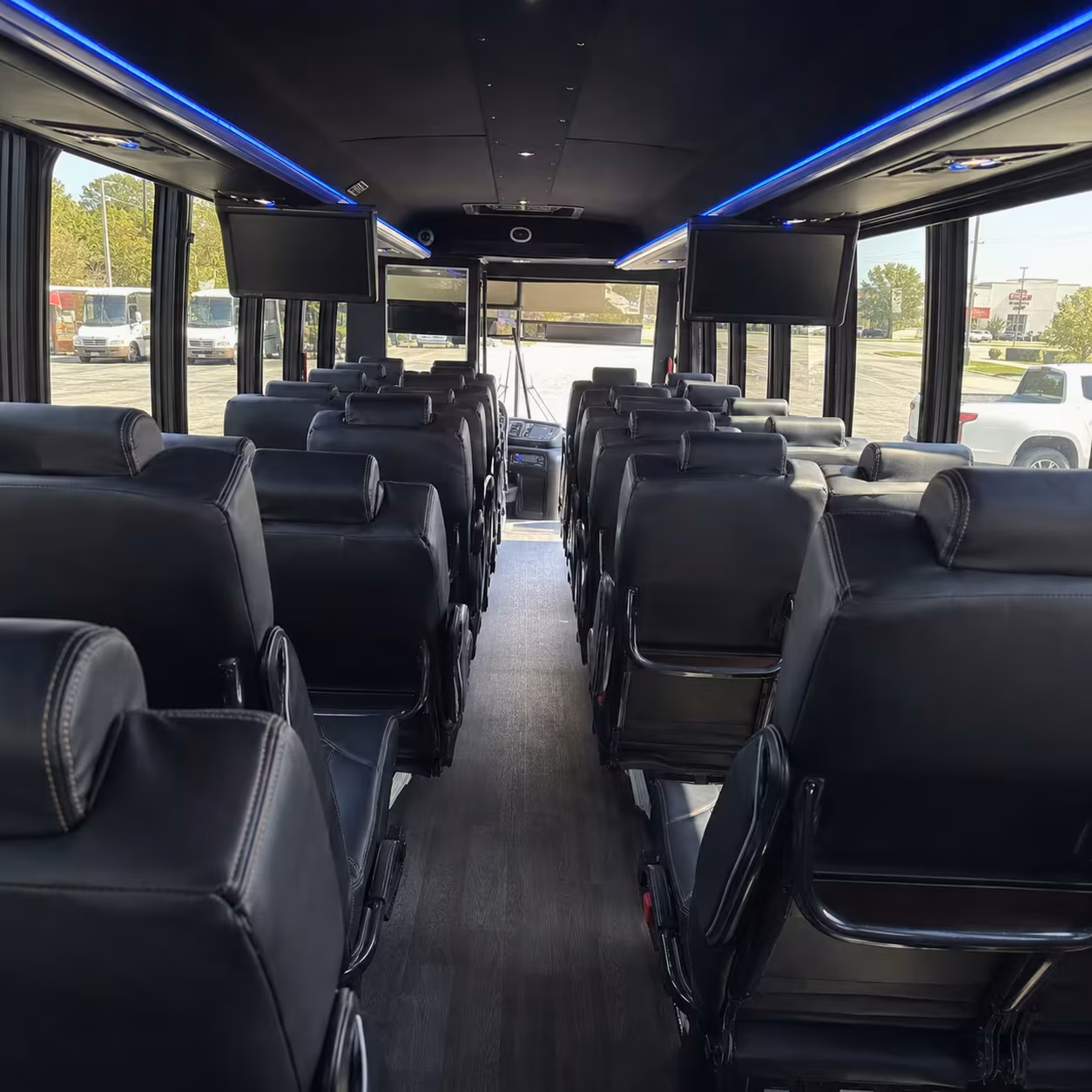 28 passenger minibus inside
