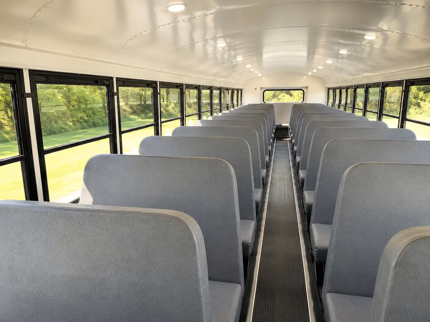 school bus interior