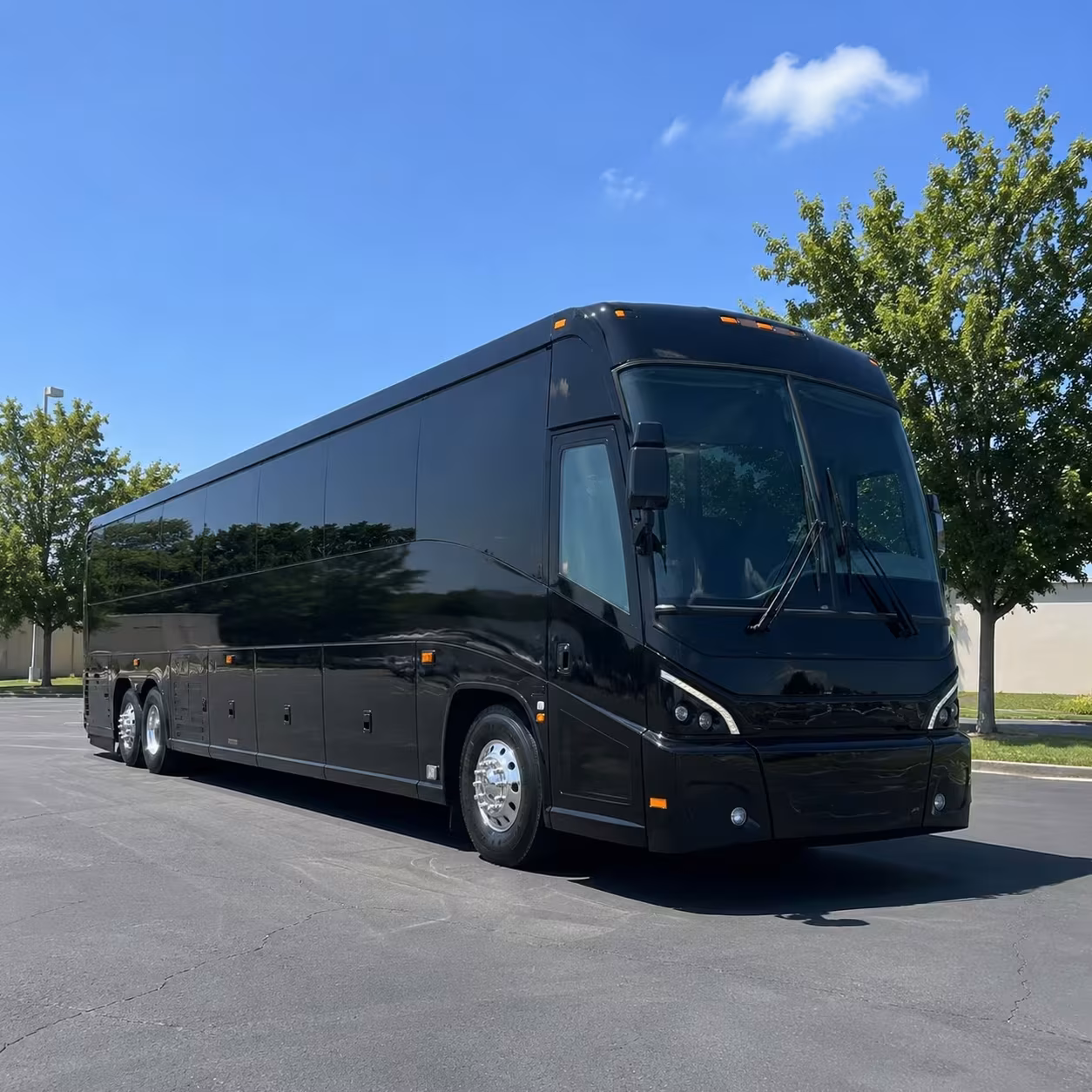 south jordan charter bus rental exterior