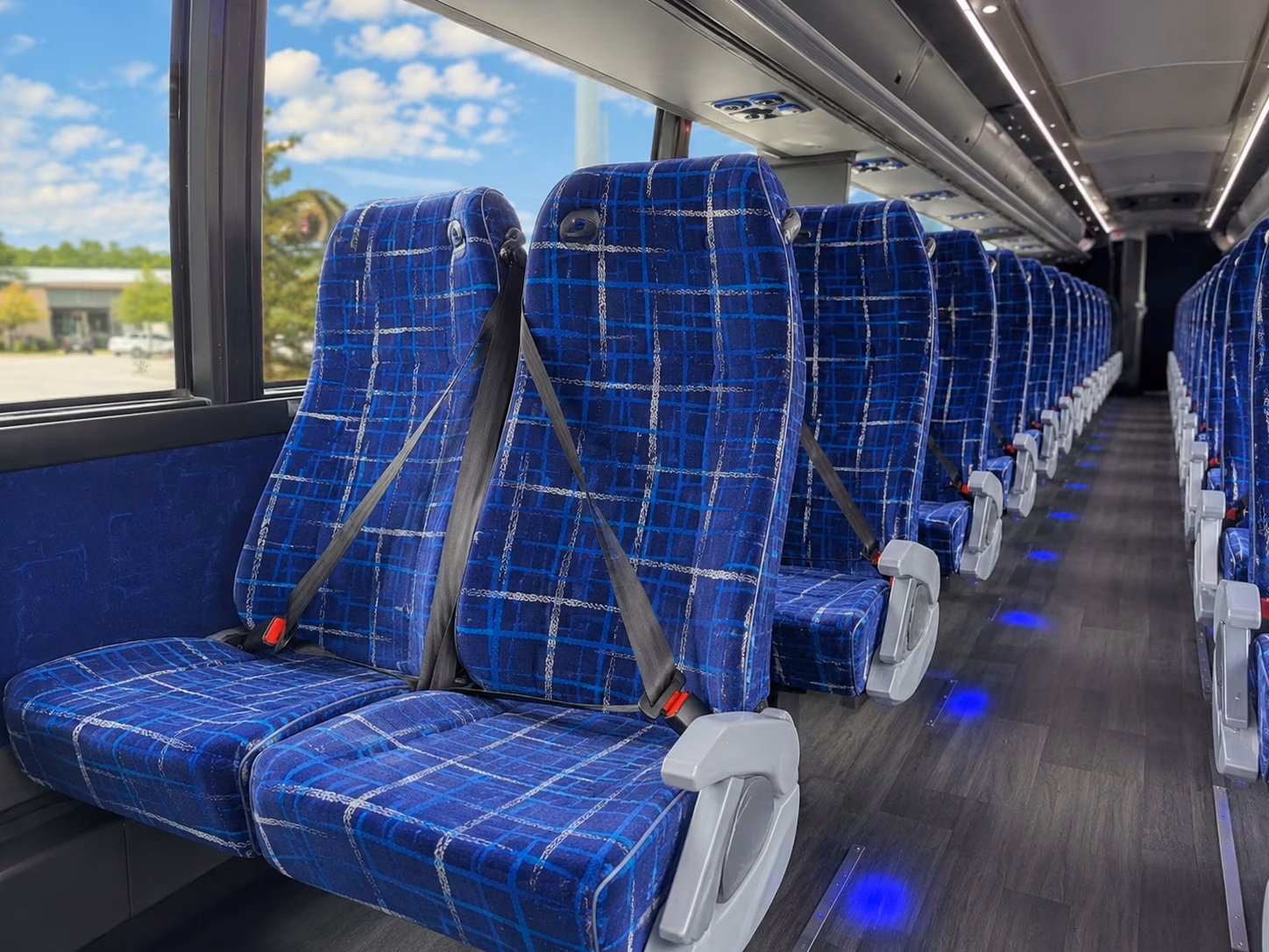 south jordan charter bus rental interior
