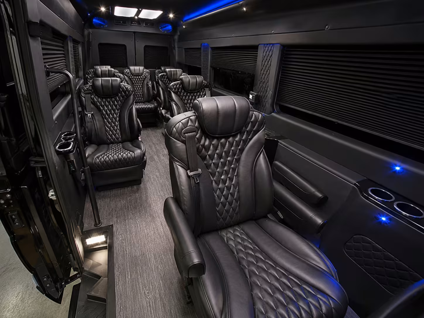 sprinter van with driver inside