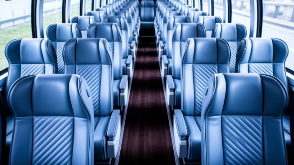 54 passenger charter bus interior south jordan