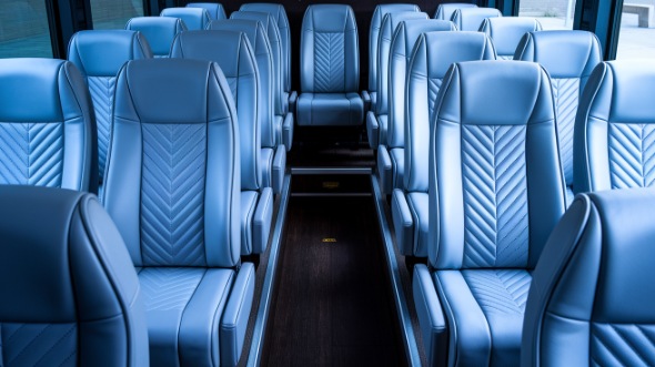 south jordan 28 passenger minibus inside