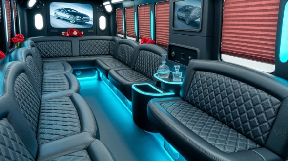 sprinter limo rental interior south jordan